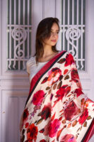 Elegant Flory Iranian Silk Scarf ALIRS-03