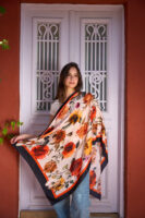 Elegant Flory Iranian Silk Scarf ALIRS-02