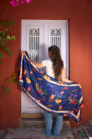 Elegant Flory Iranian Silk Scarf ALIRS-04