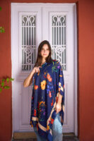 Elegant Flory Iranian Silk Scarf ALIRS-04