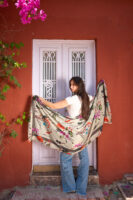 Elegant Flory Iranian Silk Scarf ALIRS-01