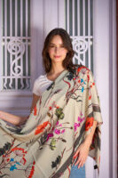 Elegant Flory Iranian Silk Scarf ALIRS-01