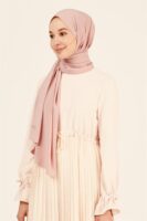 Powder Madina Silky Crepe scarf