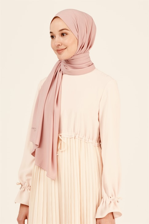 Powder Madina Silky Crepe scarf