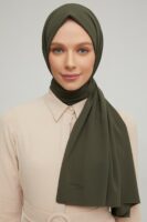Madina Army Silky Crepe scarf