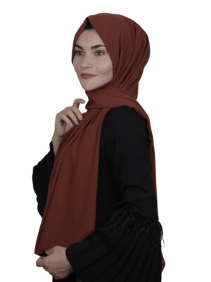Madina Amber Silky Crepe scarf