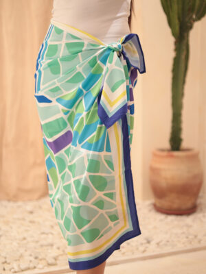 Silky Satin Beach Cover up-04