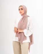 Natural Chiffon Mink scarf