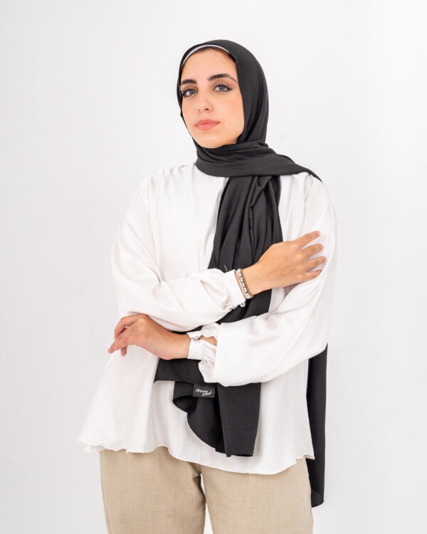 Turkish Modal Scarf Black ARRPLCV-01