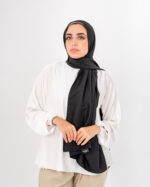 Turkish Modal Scarf Black ARRPLCV-01
