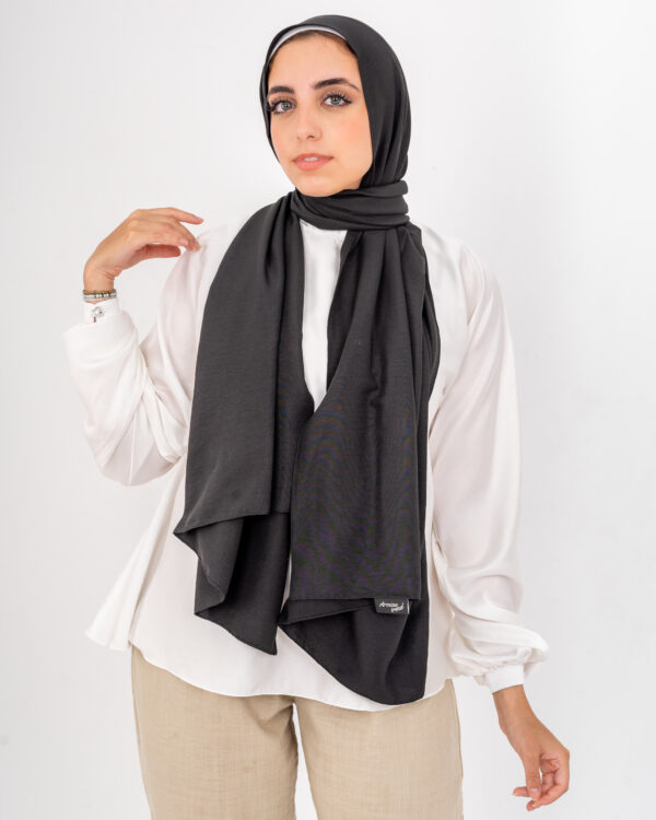 Turkish Modal Scarf Black ARRPLCV-01