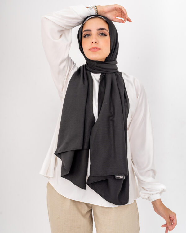 Turkish Modal Scarf Black ARRPLCV-01