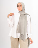 Jorjet Silk scarf-Stone