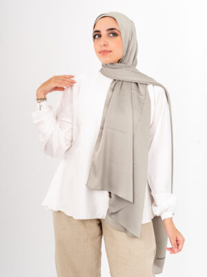 Jorjet Silk scarf-Stone
