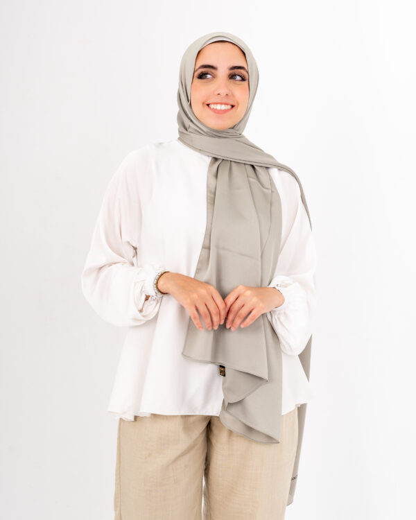 Jorjet Silk scarf-Stone