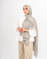 Jorjet Silk scarf-Stone