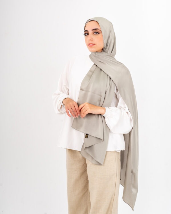 Jorjet Silk scarf-Stone