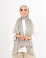 Jorjet Silk scarf-Stone