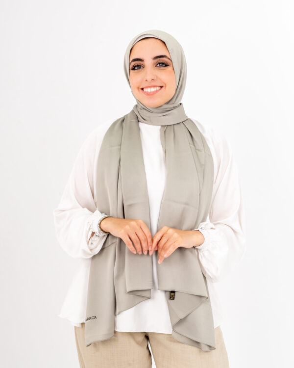 Jorjet Silk scarf-Stone