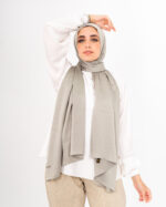 Jorjet Silk scarf-Stone
