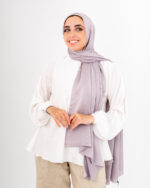 Jorjet Silk scarf-Dusty Mauve