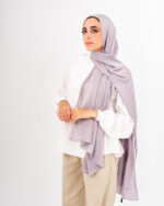 Jorjet Silk scarf-Dusty Mauve