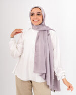 Jorjet Silk scarf-Dusty Mauve