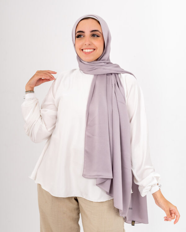 Jorjet Silk scarf-Dusty Mauve