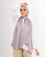 Jorjet Silk scarf-Dusty Mauve