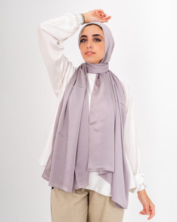 Jorjet Silk scarf-Dusty Mauve
