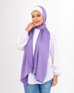 Jorjet Silk scarf-Purple