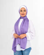 Jorjet Silk scarf-Purple