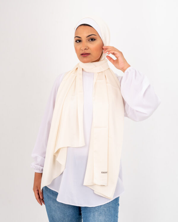 Jorjet Baby Yellow Silk scarf