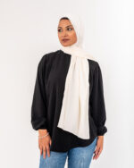 Turkish Modal Scarf Off White ARRPLCV-10