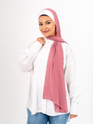 Natural Chiffon scarf-Cashmere