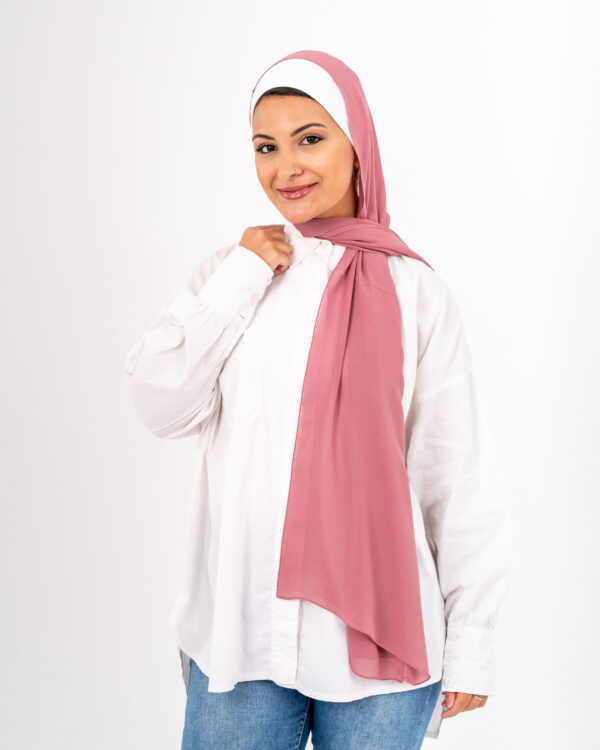 Natural Chiffon scarf-Cashmere