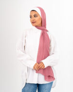 Natural Chiffon scarf-Cashmere
