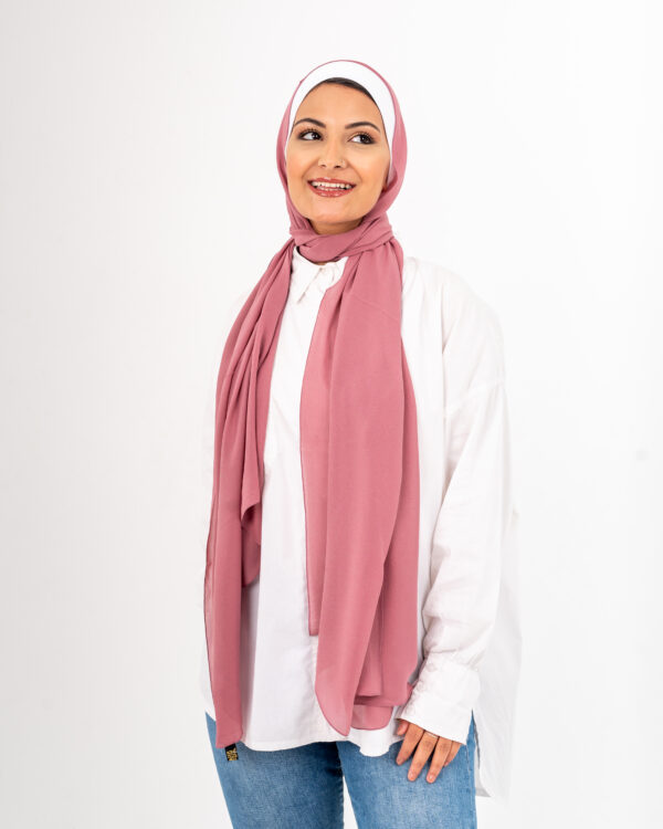 Natural Chiffon scarf-Cashmere