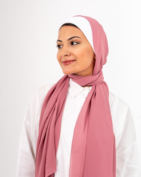 Natural Chiffon scarf-Cashmere