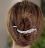 Elegant Silver Hair Clip