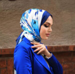 Elegant Flory Iranian Silk Scarf ALIRS-07