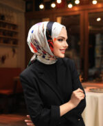Elegant Flory Iranian Silk Scarf ALIRS-13