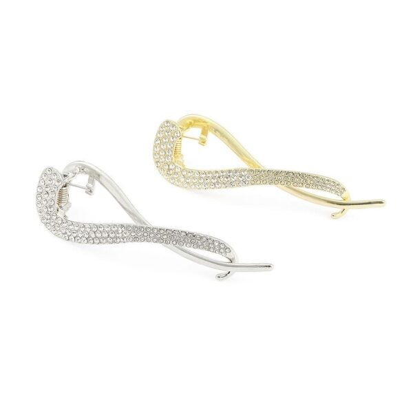 Elegant Silver Hair Clip