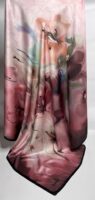 Flory patterned satin scarf BRSP2-05