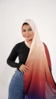 Gradient Colours Silk Scarf-KRRNG-05