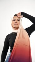 Gradient Colours Silk Scarf-KRRNG-05