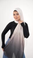 Gradient Colours Silk Scarf-KRRNG-06