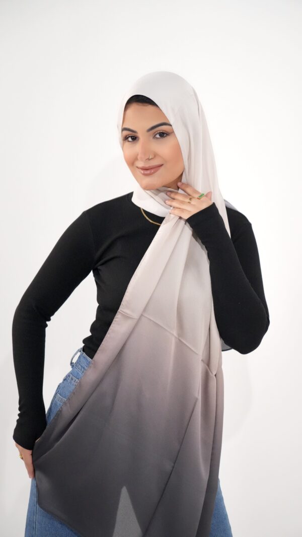 Gradient Colours Silk Scarf-KRRNG-06
