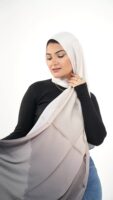 Gradient Colours Silk Scarf-KRRNG-06