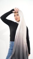 Gradient Colours Silk Scarf-KRRNG-06